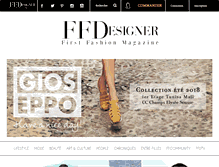 Tablet Screenshot of ffdesignermag.com